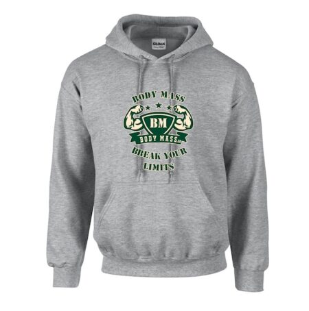 Bodymass Hoodie "Break Your Limits" Grey