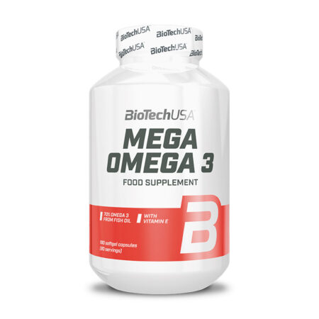 Biotech USA Mega Omega 3 with Vitamin E Ιχθυέλαιο 180 softgels