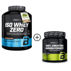 BioTechUSA Iso Whey Zero (1816gr) + Biotech USA – 100% Creatine Monohydrate (300gr)