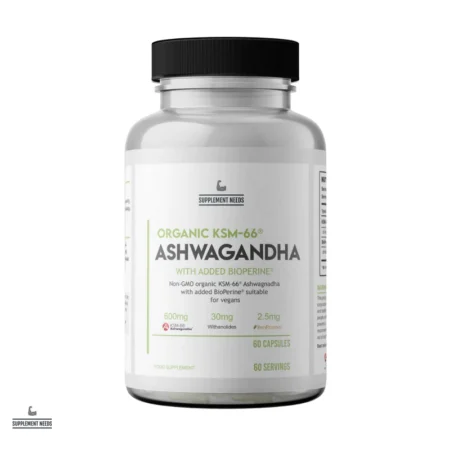 Ashwagandha Organic Vegan KSM-66  60 caps