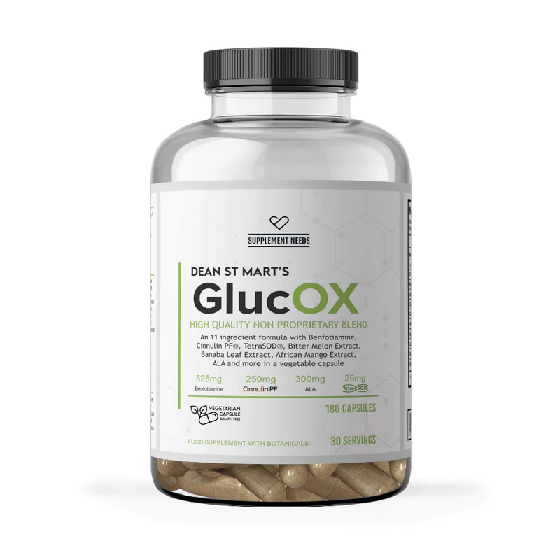 GLUCOX - 180 CAPSULES