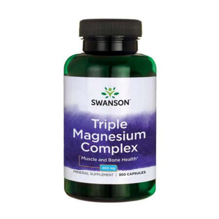 Swanson Triple Magnesium Complex 400mg 100 Caps