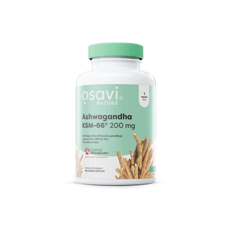 Osavi Ashwagandha Ksm-66 200mg Ashwagandha 120Vcaps