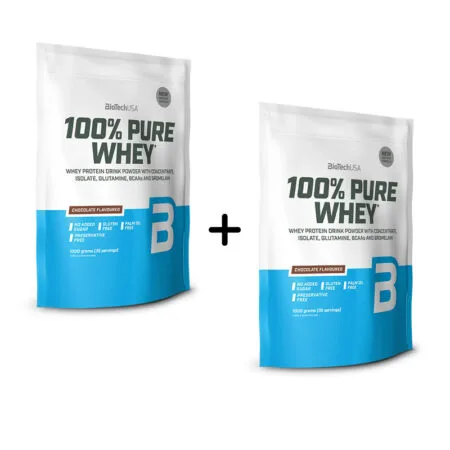 BioTechUSA 100% Pure Whey (1000gr) 2 Συσκευασίες