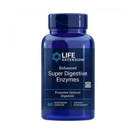 Life Extension Enhanced Super Digestive Enzymes Promotes Optimal Digestion 60Vcaps