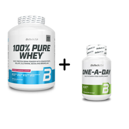 BioTechUSA 100% Pure Whey (2270gr) + Biotech USA One-A-Day
