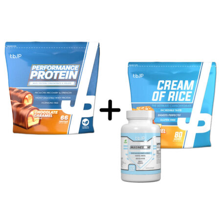 Trained by JP Performance Protein (2000gr) + Trained by JP Cream of Rice (2000gr) + TbJp Magnesium Bisglycinate 1000mg