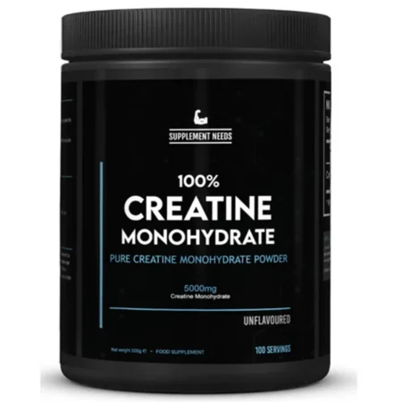 Supplement Needs 100% Creatine Monohydrate 500gr - Unflavoured