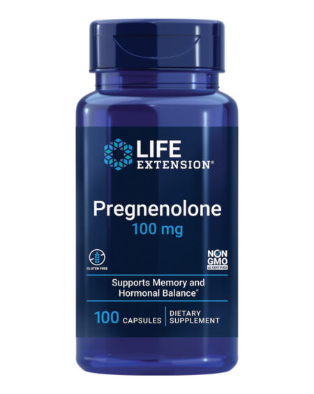 Life Extension Pregnenolone 100mg  100capsules